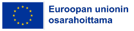 Logo Euroopan unionin osarahoittama.