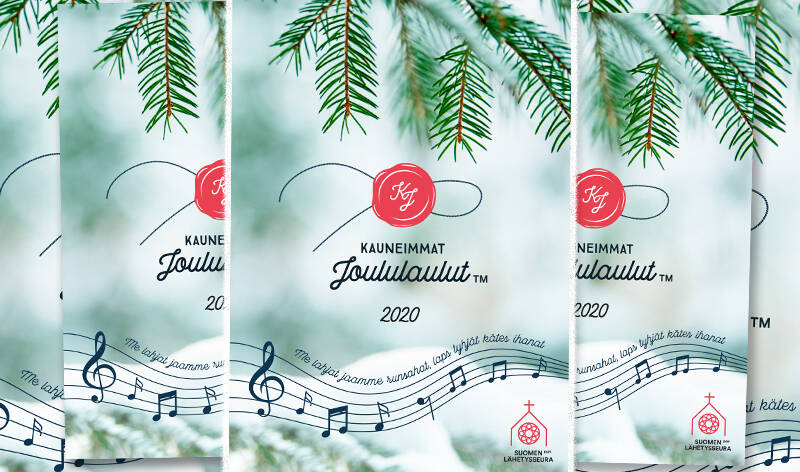 Kuvituskuva Kauneimmat Joululaulut 2020 -vihko.