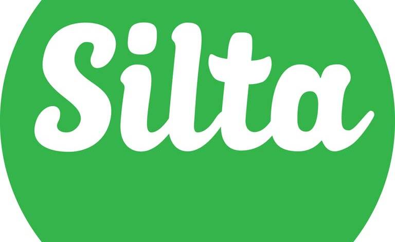 Silta-lehden vihreä logo.