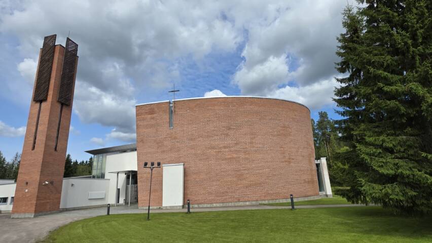 Aitolahden kirkko ulkokuva
