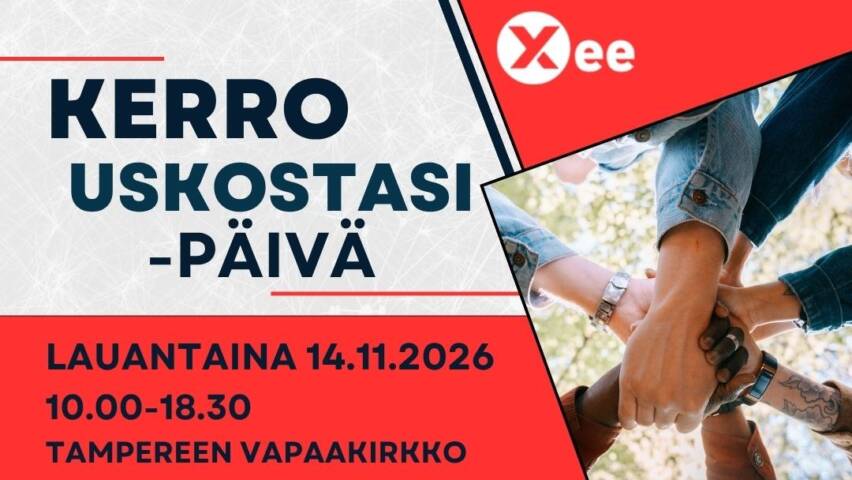 Kerro uskostasi -päivä 14.11.2026 Tampereen Vapaakirkko